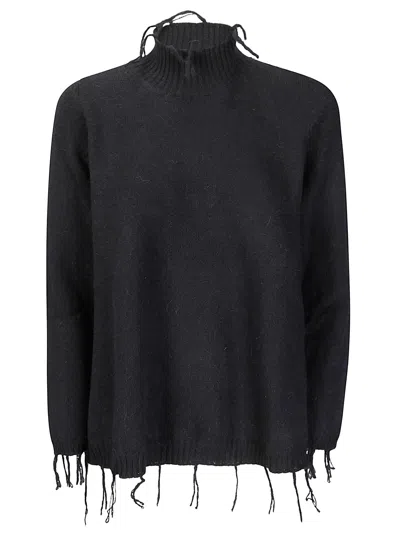Archiviob Funnel Sweater In Black