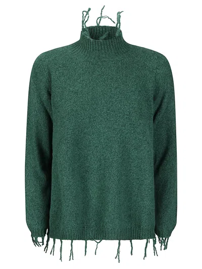 Archiviob Funnel Sweater In Green