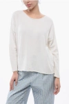 ARCHIVIOB MERIN WOOL CREWNECK DROP SHOULDER SWEATER