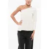 Archiviob One-shoulder Sweater With Flared Hem