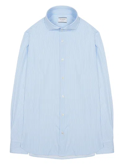 Archivium Be Updated Camicia In Tessuto Tecnico In Blue
