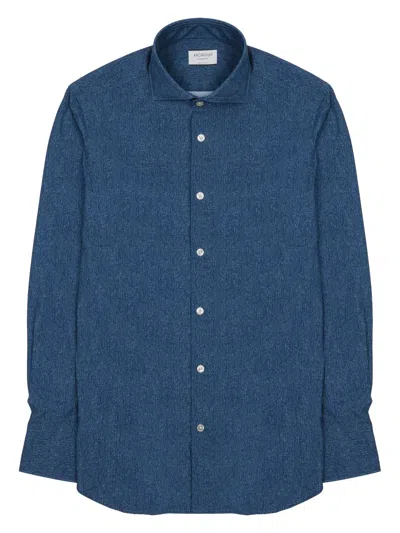Archivium Be Updated Camicia In Tessuto Tecnico In Blue