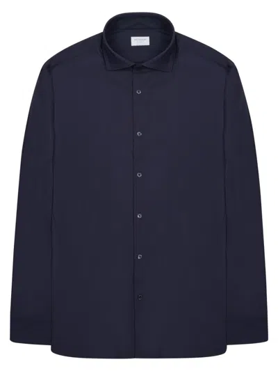 Archivium Be Updated Men's Soft Tech Fabric Shirt In Blue