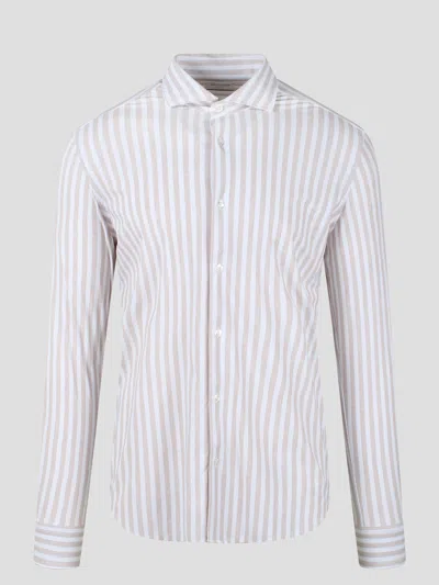 Archivium Be Updated Non-iron Striped Shirt In Multi