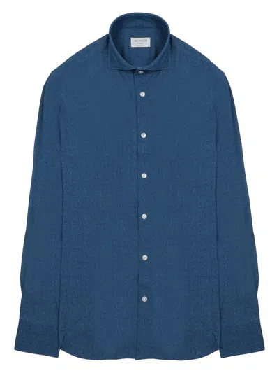 Archivium Be Updated Soft Fabric Tech Shirt In Blue