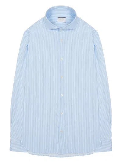 Archivium Be Updated Updated Soft Fabric Shirt For Men In Baby Blue