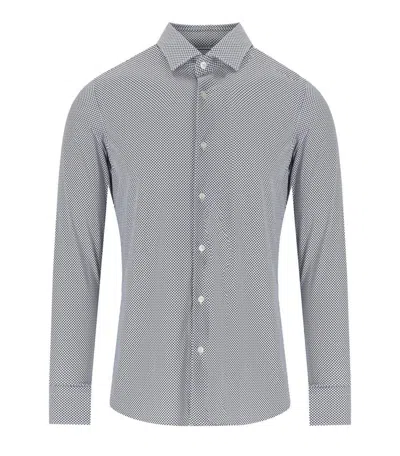Archivium Fantasy Blue White Shirt In Grey