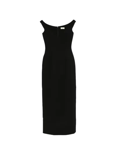 Arcina Ori Ellery Off-shoulder Dress In Black