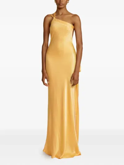 ARCINA ORI MONIQUE ASYMMETRIC MAXI DRESS