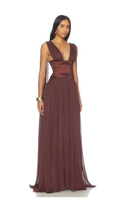 Arcina Ori Ramona Dress In Brown
