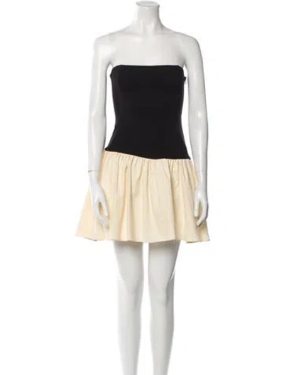 Pre-owned Arcina Ori Strapless Mini Dress