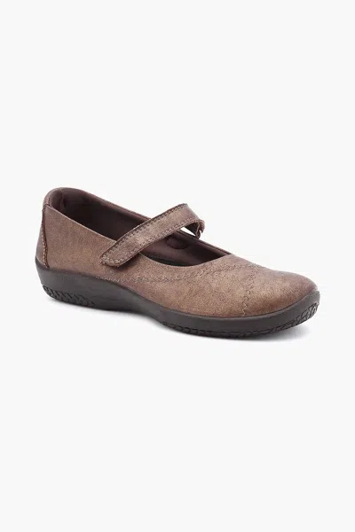 Arcopedico L18 Mary Jane Shoes - Medium Width In Bronze In Brown