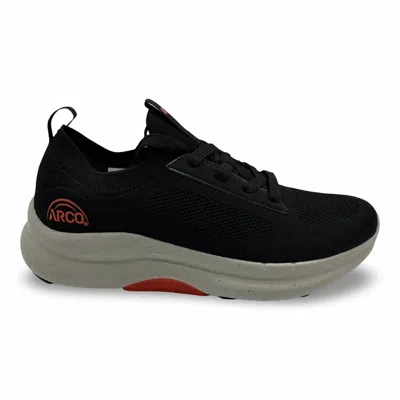 Arcopedico Unisex Arco 2 Sneaker In Black
