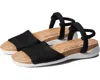 ARCOPEDICO WOMEN'S ARENAL SANDAL IN KNIT BLACK