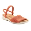 Arcopedico Women's Arenal Sandal In Knit Brick In Multi