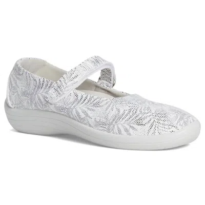 Arcopedico Women's Estrela Shoes In White Palm In Multi