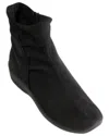 Arcopedico Women's Half Soft Booties In Blk Suede In Multi