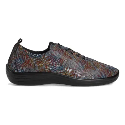 Arcopedico Women's Lanin Travel Shoes In Black Palm In Multi