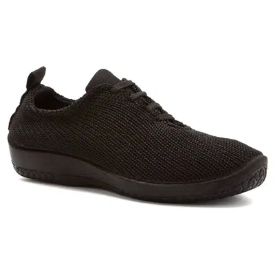 Arcopedico Women's Ls Knit Sneaker In Black In Brown