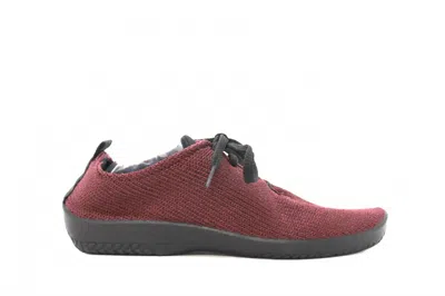 Arcopedico Women's Ls Knit Sneaker In Bordeaux In Burgundy