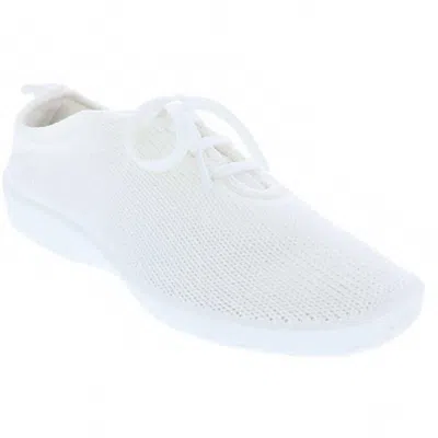 Arcopedico Women's Ls Knitted Sneakers In White In Black