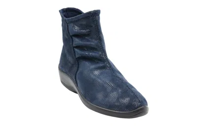 Arcopedico Women's Paluma Bootie In Navy Stardust In Blue