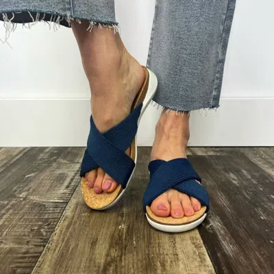 Arcopedico Women's Pantanal Sandal In Denim In Multi
