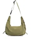 Arcs Criss-cross Sling Bag In Green