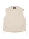 Arcs Raye Vest In Neutral