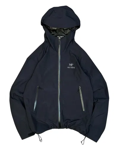 Pre-owned Arc'teryx 2018 Zeta Sl Gore-tex Membrana Hooded Jacket In Black