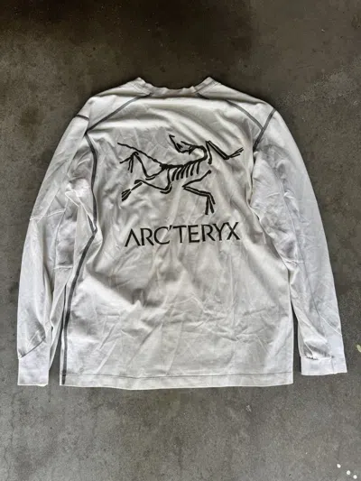Pre-owned Arc'teryx 2021 Arcteryx System A Copal L/s Tee White