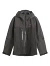 Arc'teryx Alpha Hooded Zip-up Jacket In Gray