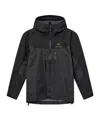 Arc'teryx Alpha Logo-embroidered Hooded Jacket In Black