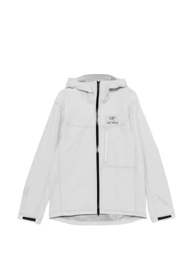 Arc'teryx Alpha Sl Hooded Jacket In Gray