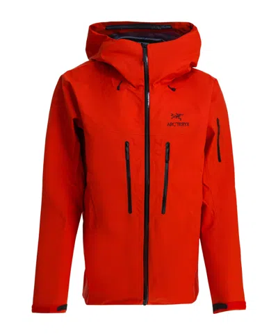 Arc'teryx Alpha Sv Zip-up Ski Jacket In Red