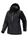 Arc'teryx Alpha Sv Zippered Casual Jacket In Black