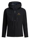 Arc'teryx Alpha Sv Zip-up Ski Jacket In Black