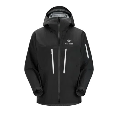 Pre-owned Arc'teryx Alpha Sv Jacket 'orca' In Black