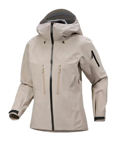 Arc'teryx Alpha Sv Waterproof Jacket In Nude