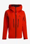 Arc'teryx Alpha Sv Zip-up Ski Jacket In Red