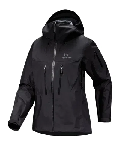 Arc'teryx Alpha Sv Zippered Casual Jacket In Black