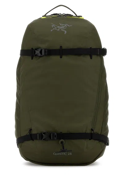 Arc'teryx Army Green Canvas Backpack