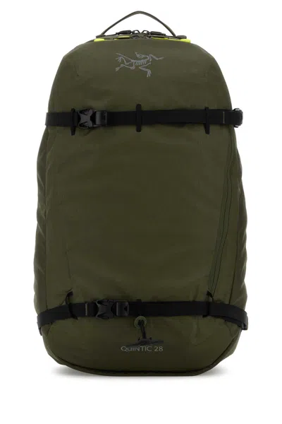 Arc'teryx Army Green Canvas Backpack