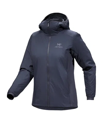 Arc'teryx Atom Hooded Casual Jacket In Black