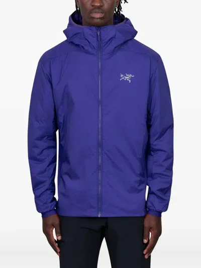 Arc'teryx Atom Hooded Jacket In Blue