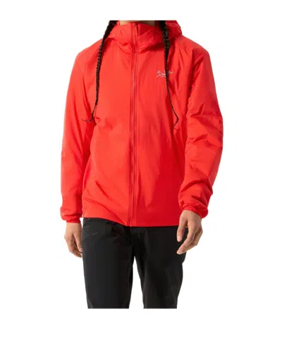 Arc'teryx Atom Hooded Jacket In Red