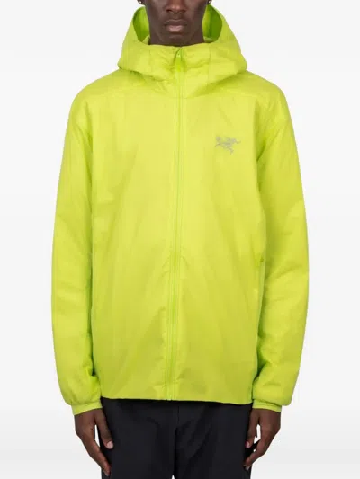 Arc'teryx Atom Hooded Jacket In Green