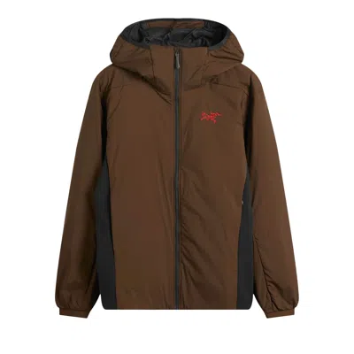 Pre-owned Arc'teryx Atom Hoody Jacket 'carob/black/dynasty' | Brown | Men's Size Xl