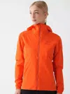 Arc'teryx Atom Hoody Womens Solaris Insulated Long Sleeve Full Zip Ups767 In Orange
