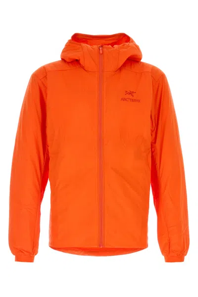 Arc'teryx Fluo Orange Nylon Atom Jacket